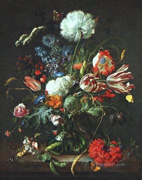 barroco Painting - Jarrón De Flores Barroco Holandés Jan Davidsz de Heem